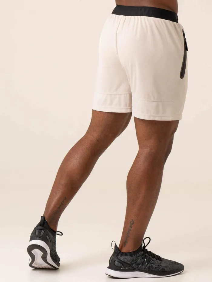 Gym Shorts Mens Ryderwear Advance Mesh Short Stone