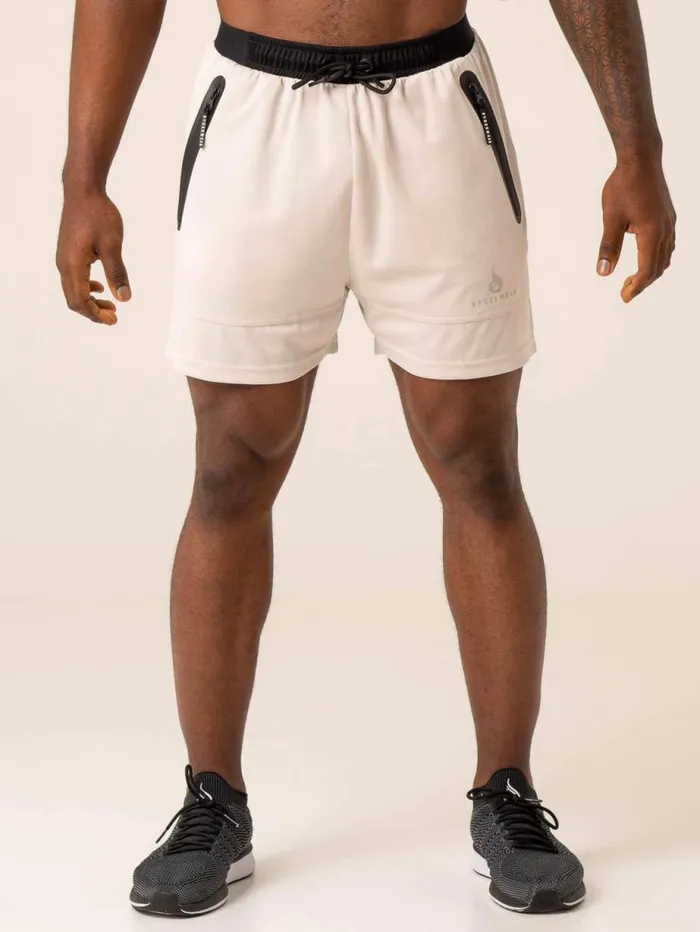 Gym Shorts Mens Ryderwear Advance Mesh Short Stone