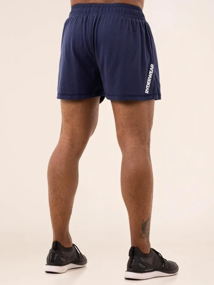 Gym Shorts Mens Ryderwear Emerge Arnie Short Navy