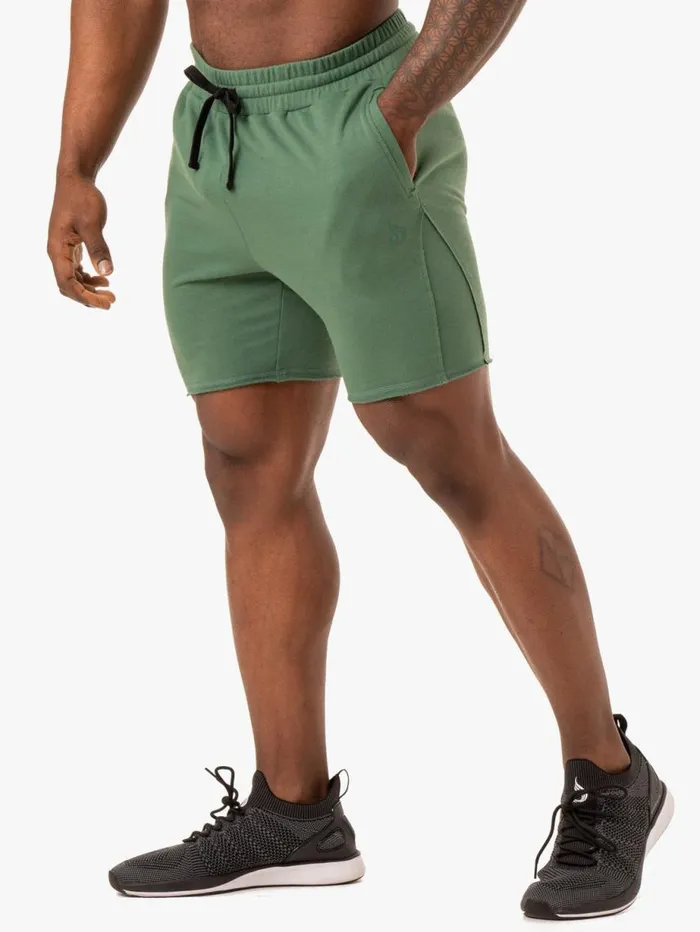 Gym Shorts Mens Ryderwear Force 6034 Track Short Green