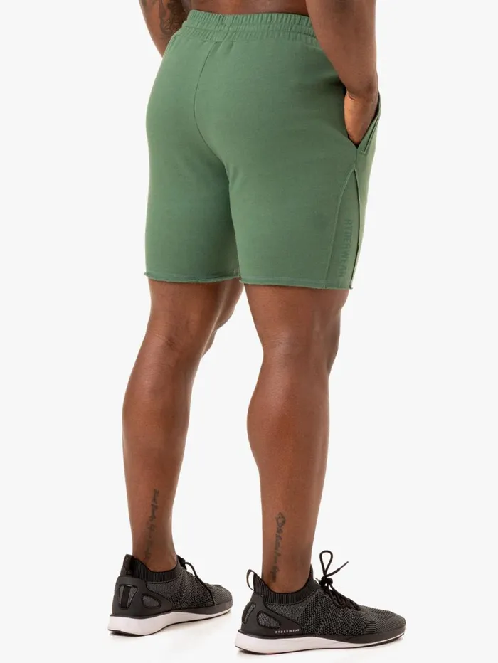 Gym Shorts Mens Ryderwear Force 6034 Track Short Green