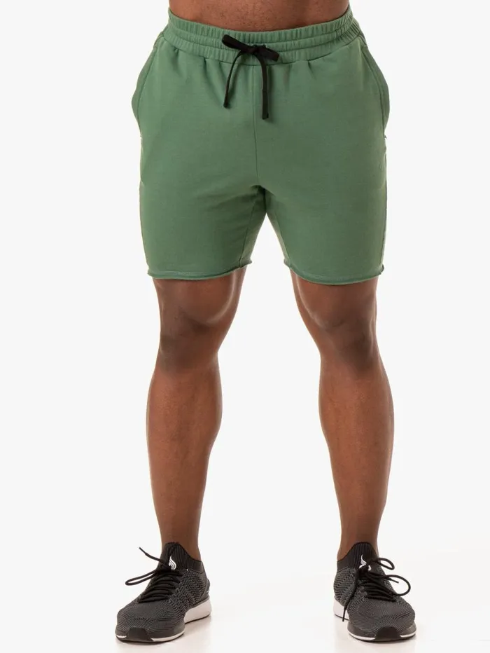 Gym Shorts Mens Ryderwear Force 6034 Track Short Green