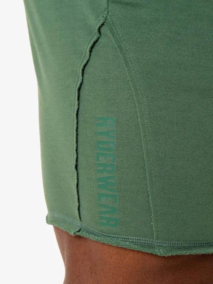 Gym Shorts Mens Ryderwear Force 6034 Track Short Green