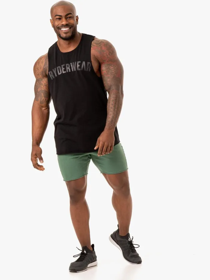 Gym Shorts Mens Ryderwear Force 6034 Track Short Green