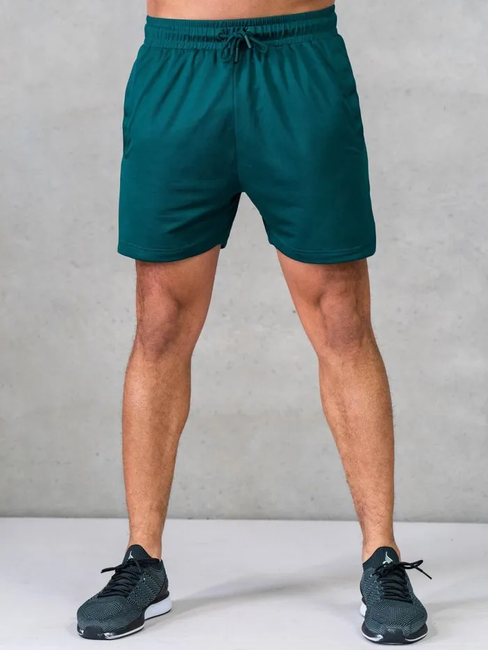 Gym Shorts Mens Ryderwear Legacy Mesh Training Shorts Emerald