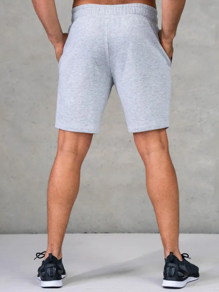 Gym Shorts Mens Ryderwear Legacy Track Shorts Grey Marl