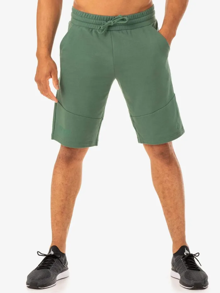 Gym Shorts Mens Ryderwear Limitless Track Short Forest Green