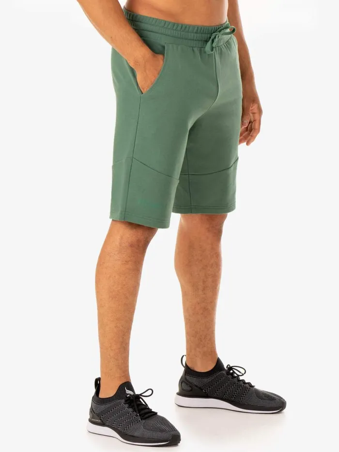 Gym Shorts Mens Ryderwear Limitless Track Short Forest Green