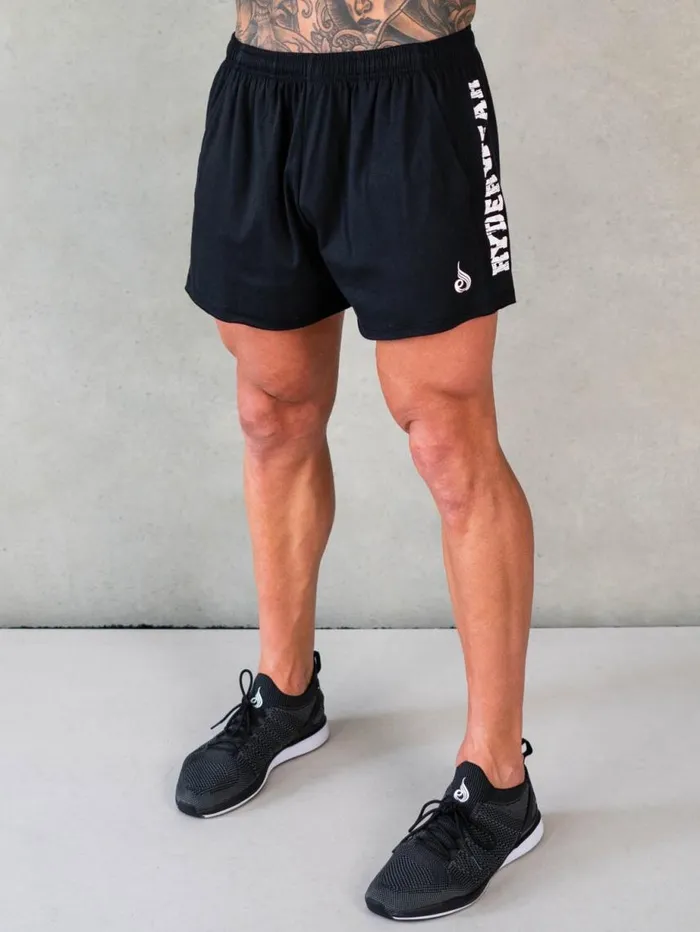 Gym Shorts Mens Ryderwear Octane Arnie Shorts Faded Black