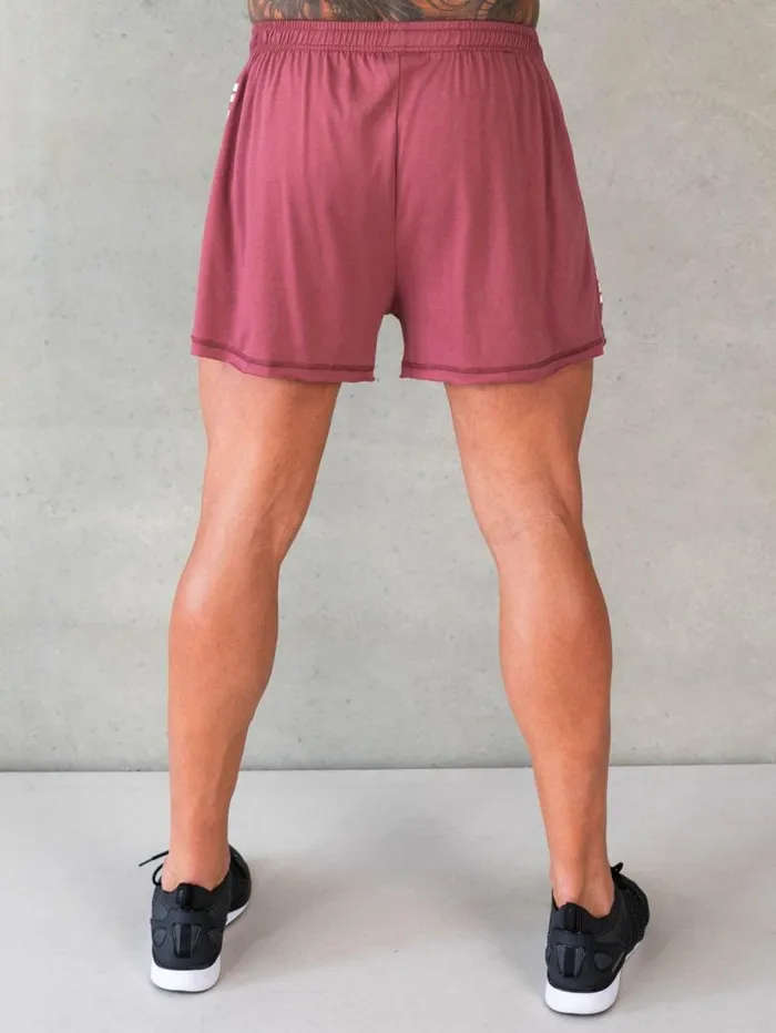 Gym Shorts Mens Ryderwear Octane Arnie Shorts Red Oxide