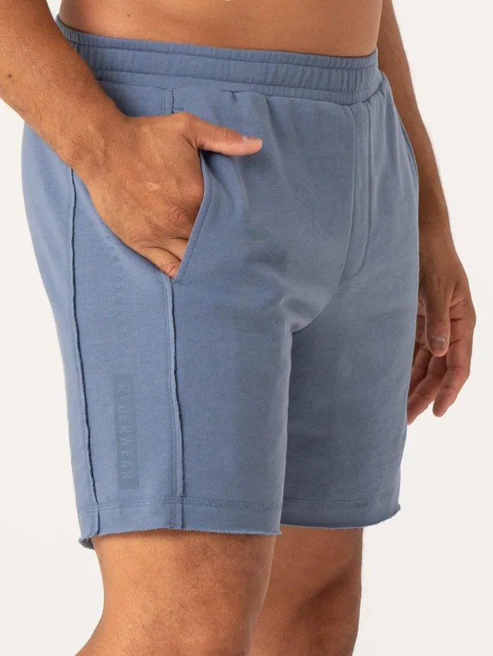 Gym Shorts Mens Ryderwear Pursuit Track Shorts Denim Blue
