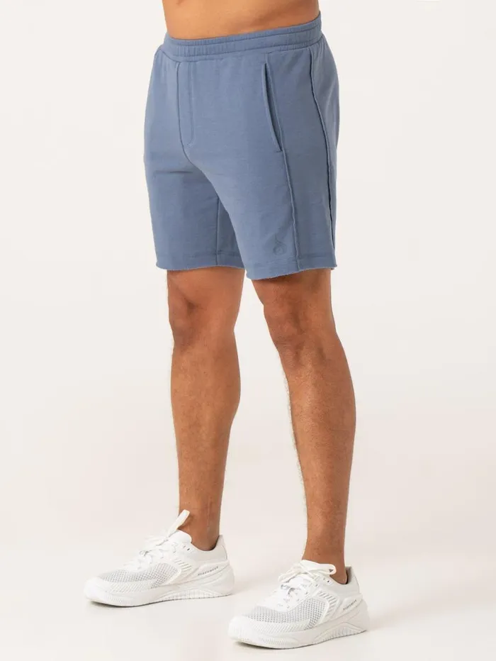 Gym Shorts Mens Ryderwear Pursuit Track Shorts Denim Blue