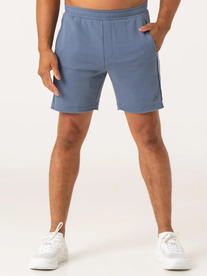 Gym Shorts Mens Ryderwear Pursuit Track Shorts Denim Blue