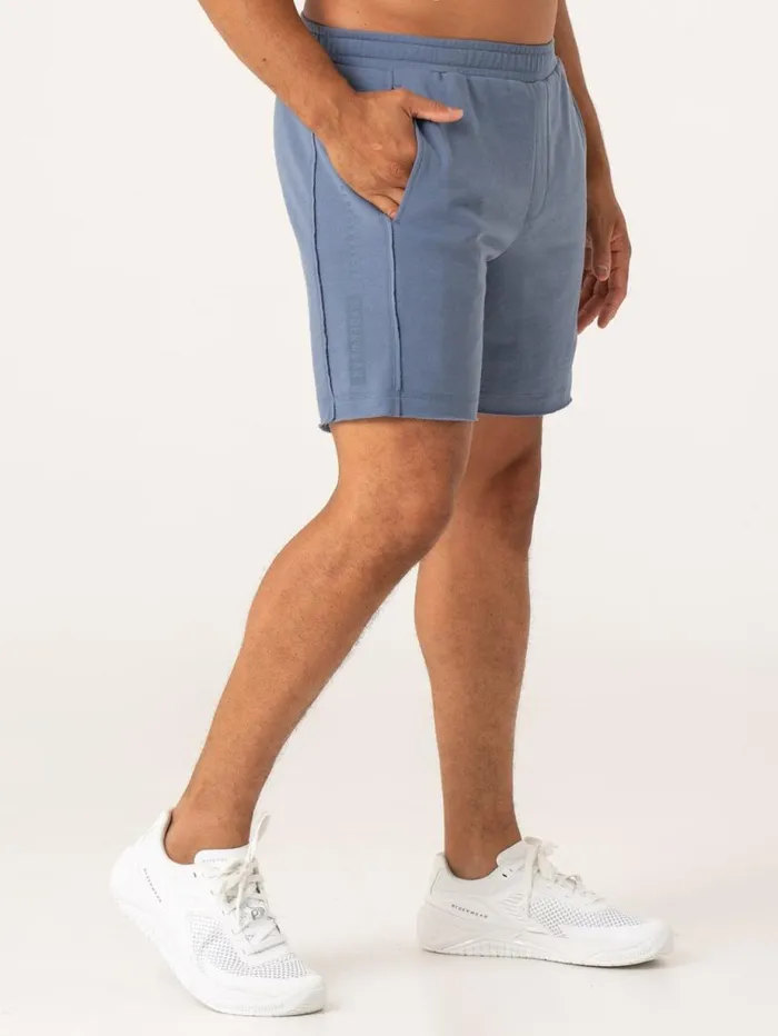 Gym Shorts Mens Ryderwear Pursuit Track Shorts Denim Blue