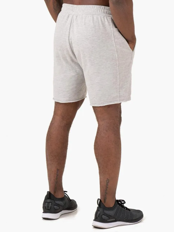 Gym Shorts Mens Ryderwear Pursuit Track Shorts Light Grey Marl