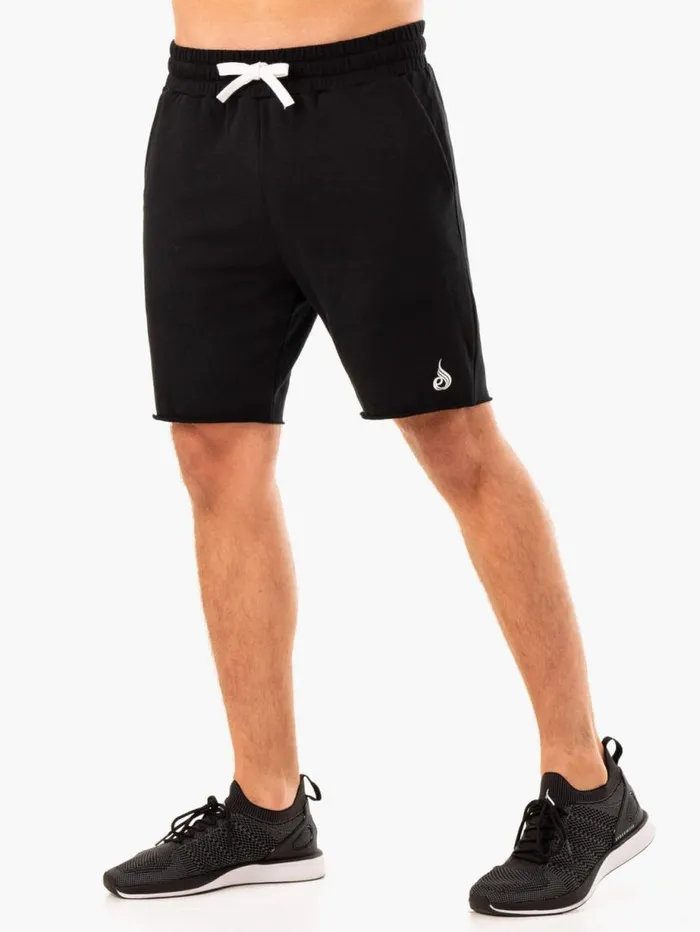 Gym Shorts Mens Ryderwear Recharge Track Gym Short Black