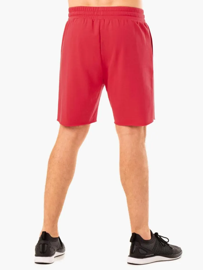 Gym Shorts Mens Ryderwear Recharge Track Gym Short Red