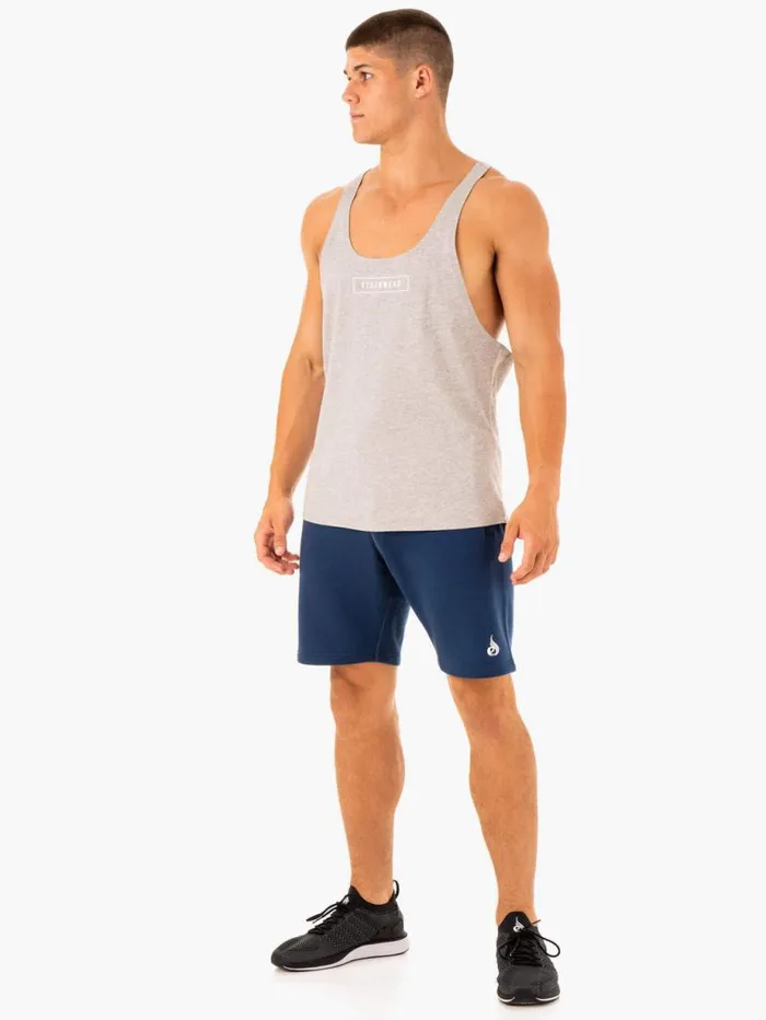 Gym Shorts Mens Ryderwear Recharge Track Short Blue
