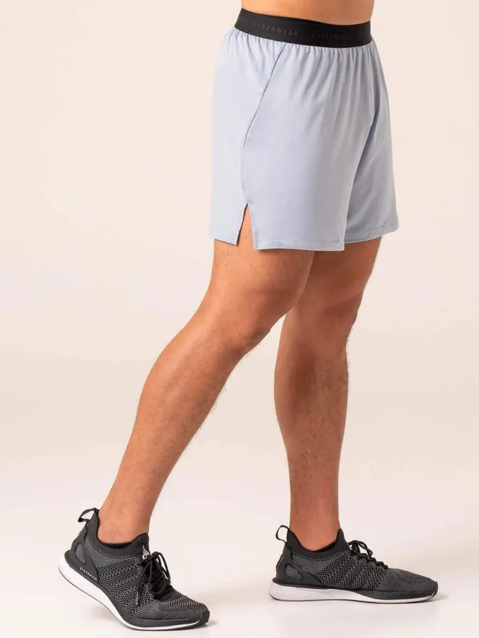 Gym Shorts Mens Ryderwear Terrain Mesh Gym Shorts Ice Blue