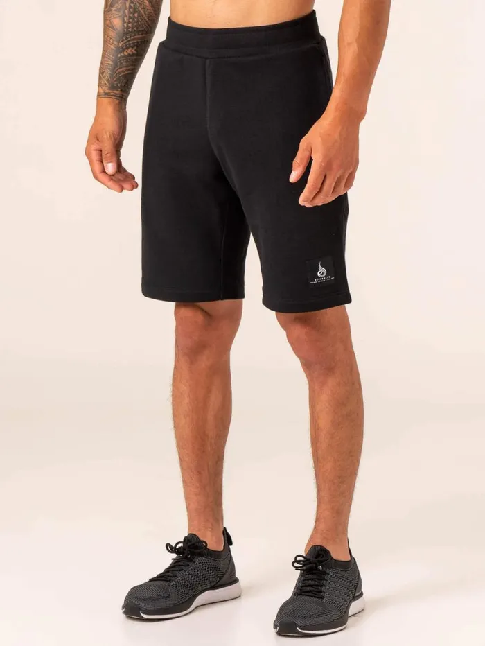 Gym Shorts Mens Ryderwear Terrain Track Shorts Black