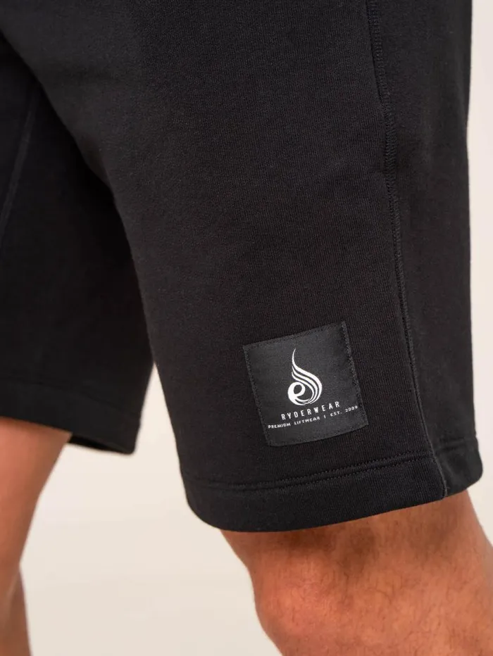 Gym Shorts Mens Ryderwear Terrain Track Shorts Black