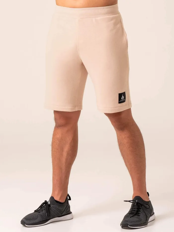 Gym Shorts Mens Ryderwear Terrain Track Shorts Chalk