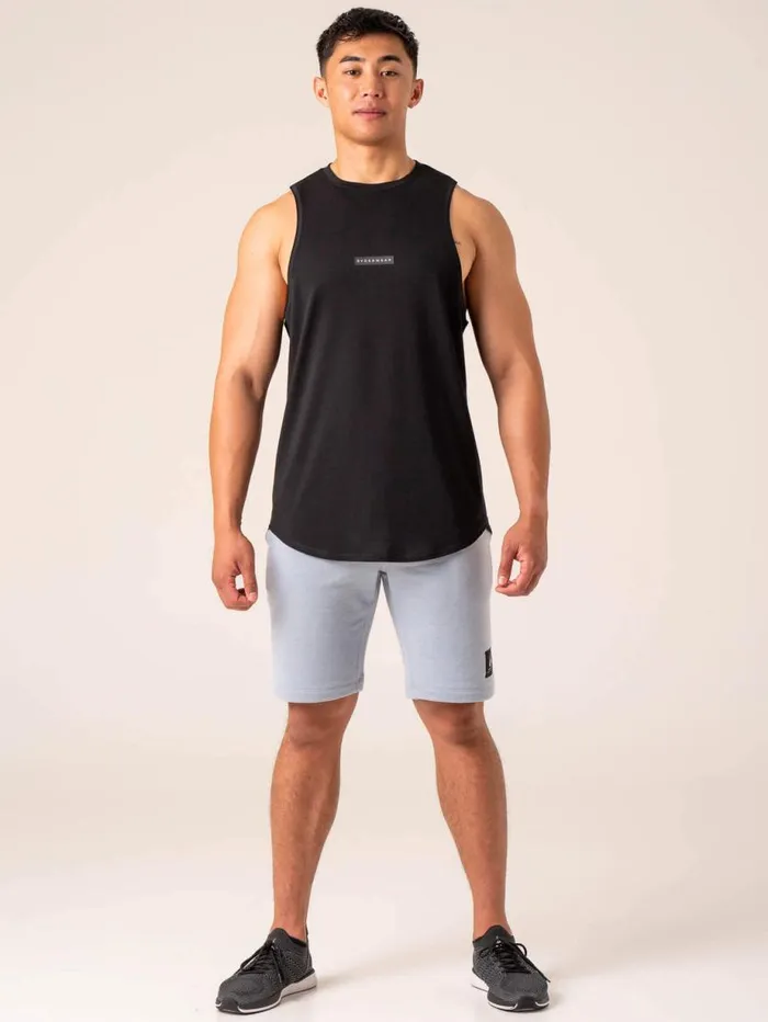 Gym Shorts Mens Ryderwear Terrain Track Shorts Ice Blue