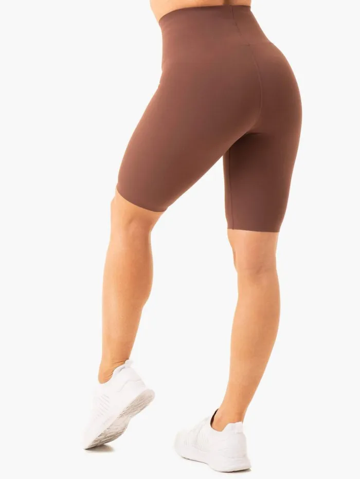 Gym Shorts Womens Ryderwear Extend Compression Bike Shorts Chocolate