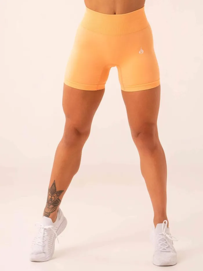 Gym Shorts Womens Ryderwear Lift Scrunch Seamless Shorts Mango
