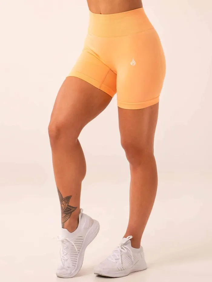 Gym Shorts Womens Ryderwear Lift Scrunch Seamless Shorts Mango