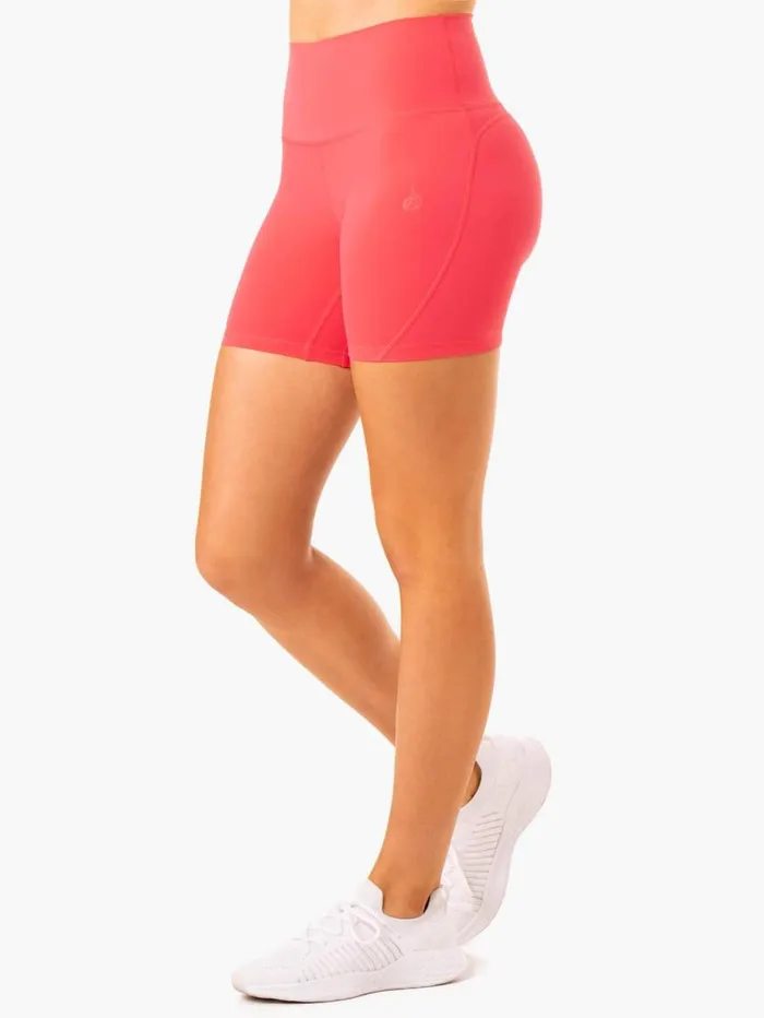 Gym Shorts Womens Ryderwear NKD Align Shorts Watermelon