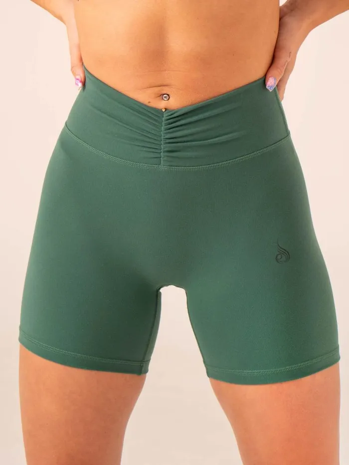 Gym Shorts Womens Ryderwear Tempo Shorts College Green