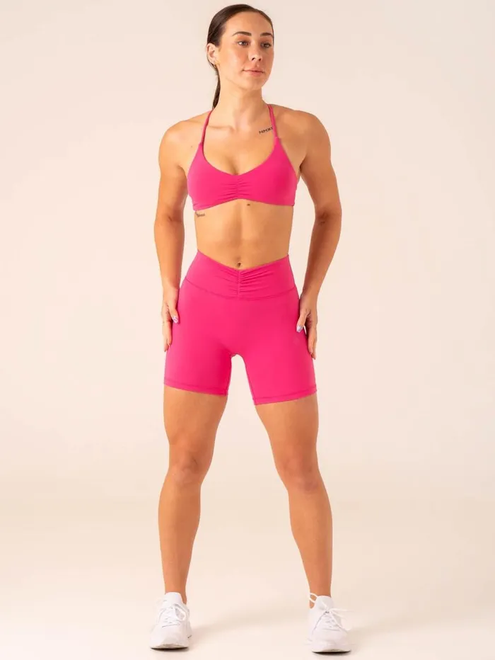 Gym Shorts Womens Ryderwear Tempo Shorts Hot Pink
