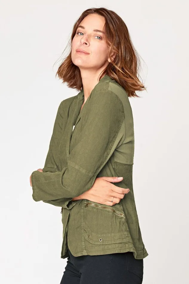 Haceta Blazer Hunter Green Clothing XCVI Jackets
