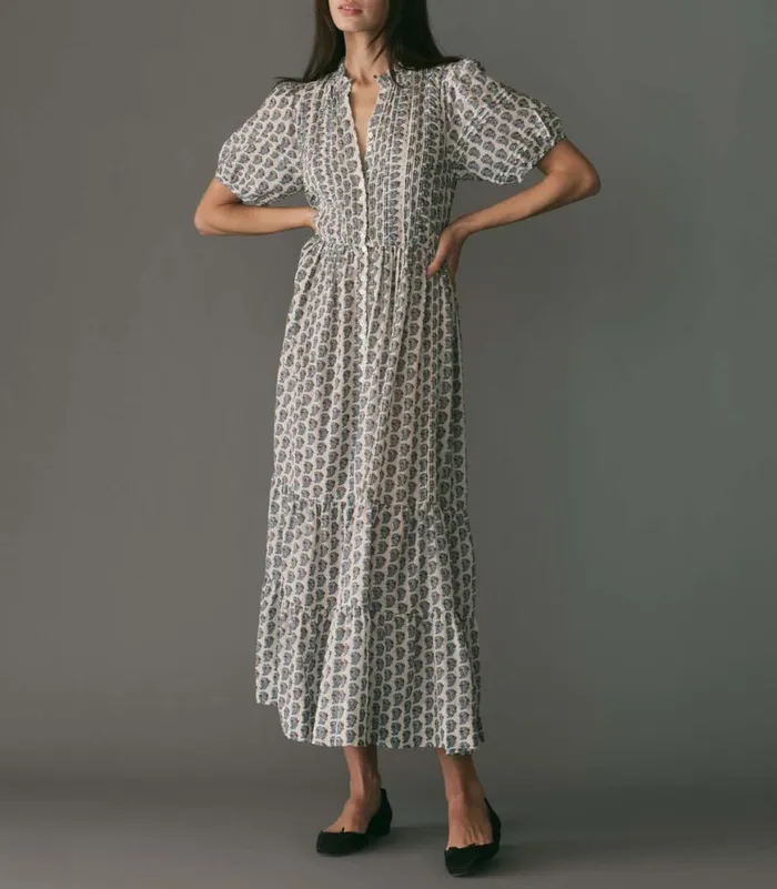 HALEIGH DRESS Sea Salt Paisley Shop DEN Dresses