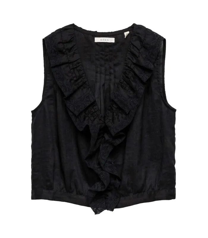 HALETTE TOP Black Shop DEN Tops