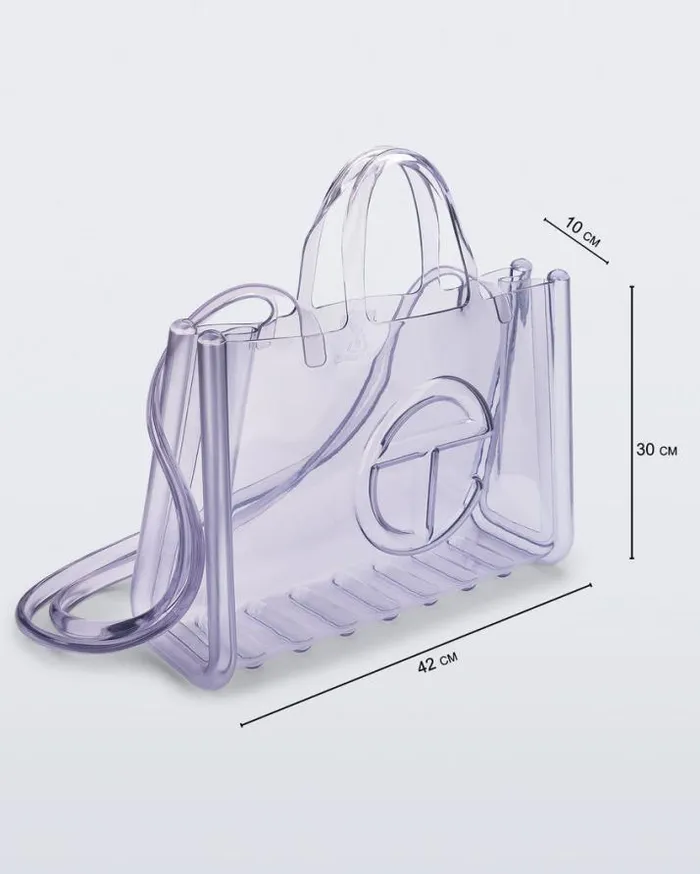 Handbags Women Melissa Large Jelly Shopper Clear