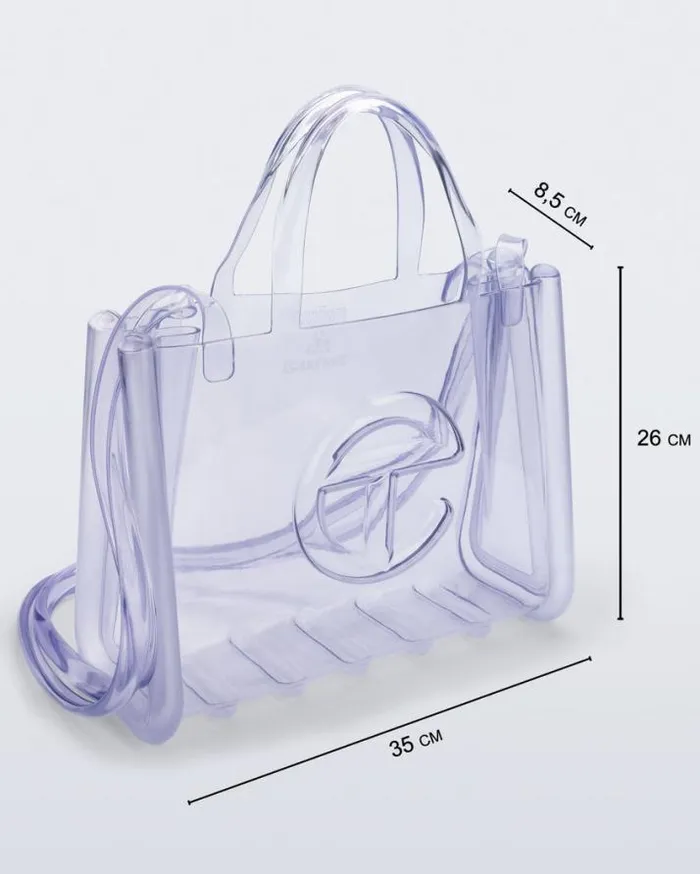 Handbags Women Melissa Medium Jelly Shopper Clear
