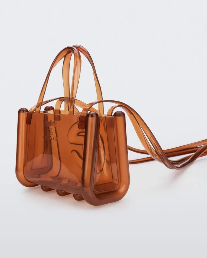 Handbags Women Melissa Small Jelly Shopper Brown