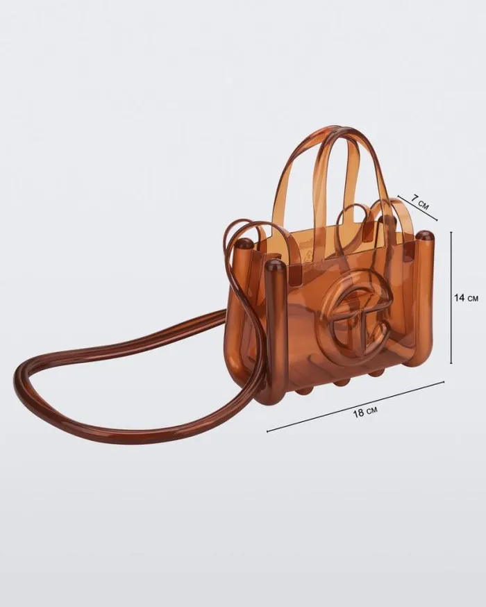 Handbags Women Melissa Small Jelly Shopper Brown