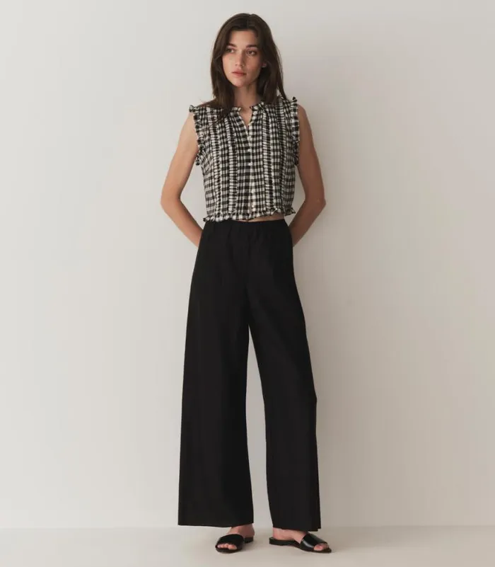 HARIETTA TOP Marilyn Gingham Shop DEN Tops