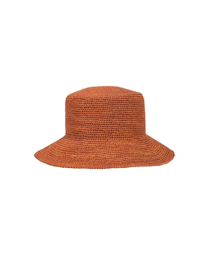 Hats Women ViX Paula Hermanny Bucket Hat 8211 Brick