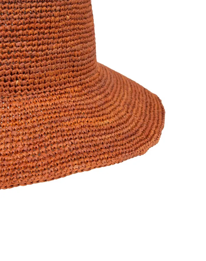 Hats Women ViX Paula Hermanny Bucket Hat 8211 Brick