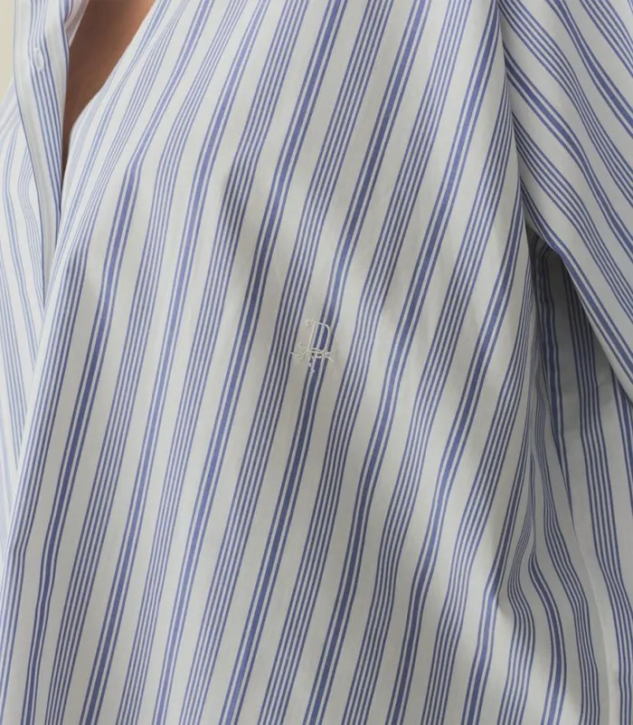 HAVA TOP Indigo Sorrento Stripe Shop DEN Tops