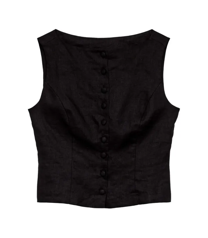 HAYDEN TOP Black Shop DEN Tops