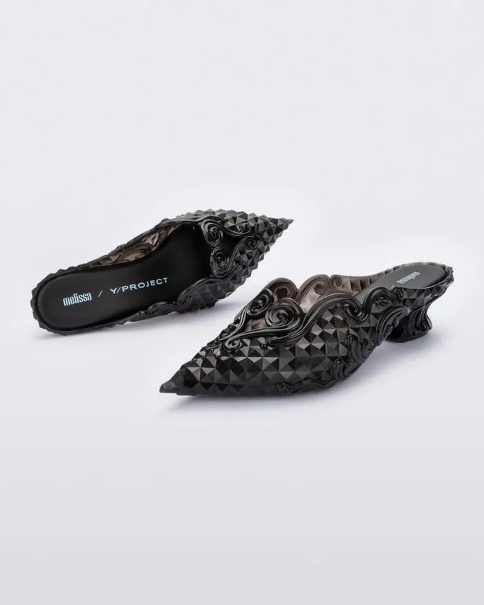 Heels Women Melissa Court Shoe Clear Black