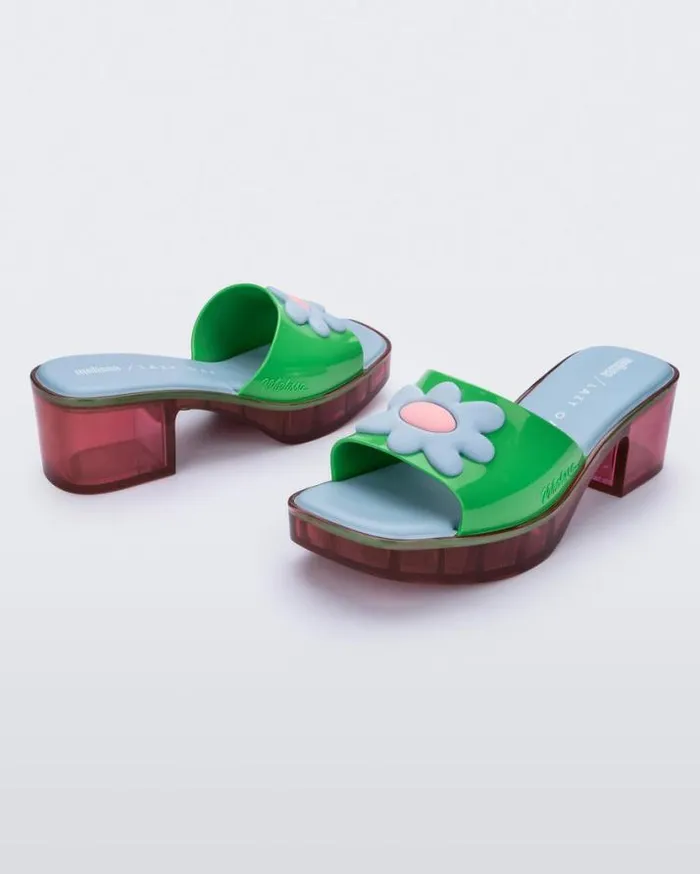 Heels Women Melissa Shape Green