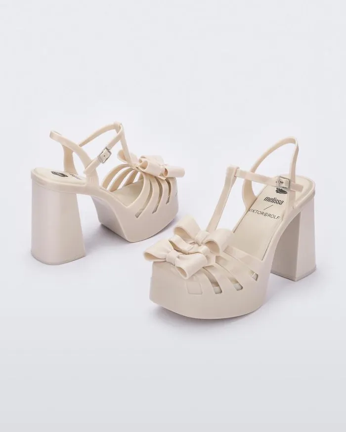 Heels Women Melissa Tie Party Heel Beige