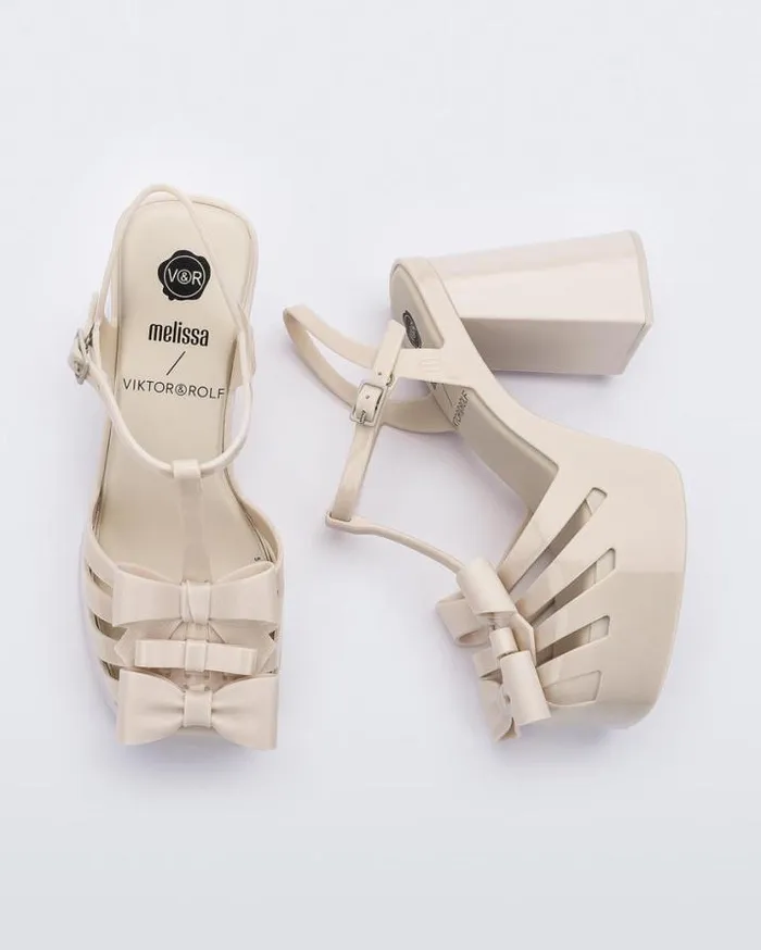 Heels Women Melissa Tie Party Heel Beige