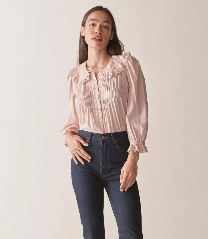 HELENE TOP Sundried Rose Shop DEN Tops
